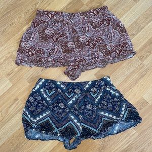 American Eagle boho short bundle
